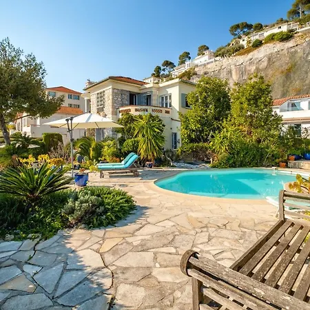 Exclusive!villa Eolienne:vue Mer,piscine Νίκαια