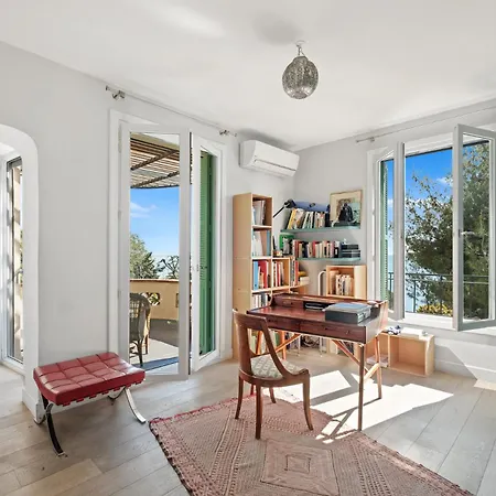 Exclusive!villa Eolienne:vue Mer,piscine Βίλα Νίκαια
