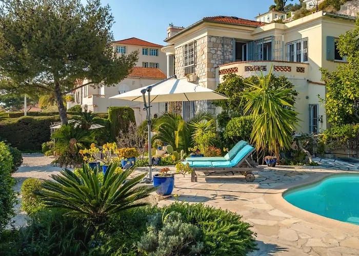 Exclusive!villa Eolienne:vue Mer,piscine نيس